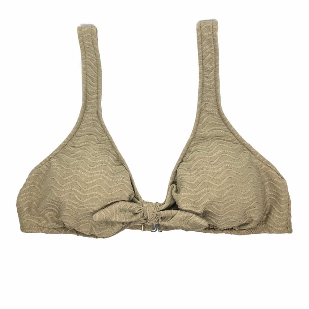 NWOT Mossimo Tan Bikini Top